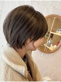 丸みショートボブ　u