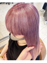 リプルバイメグ(Ripple by mEg)&nbsp;！ブリーチ必須！ピンクカラー