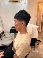 ソイクフ 四条大宮店(SOY-KUFU)&nbsp;【soy-kufu】MEN'S HAIRアッシュブラックベリーショート