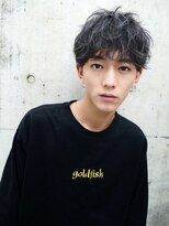 メンズヘアトーキョー 原宿(MEN'S HAIR TOKYO) ナチュラル束感パーマ/ショートウルフ/ダークグレーアッシュ