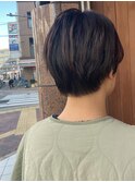 ◎黒髪マッシュショート
