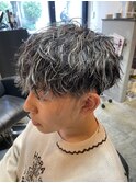 メッシュ×波巻きスパイラル×マッシュ