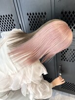 ヲタク(wotaku.)&nbsp;ツートンカラーハイトーンダブルカラーブリーチピンクブラウン