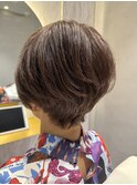 レディースショート×モーブブラウン