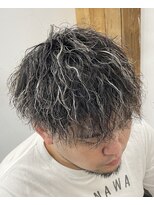 ルートヘアー(Root Hair) ホワイトメッシュ×ツイストスパイラル