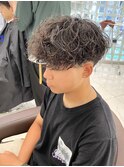外国人風カーリーヘア