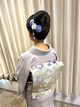 ミステール(Mystere) 訪問着着付け　和髪ヘアセット