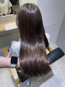 リタ(rita.) まつだて/ピンクブラウン/艶髪/韓国ヘア