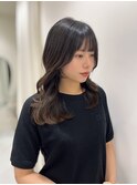 韓国ヘア/顔まわり/韓国レイヤー/前髪カット/小顔/韓国風