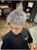 シルバーアッシュショート