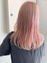 テトラ バイ ネオリーブ 横浜西口店(tetra by neolive)&nbsp;ハイトーン　ペールピンク　ダブルカラー　ケアブリーチ
