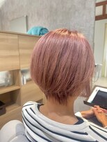 ミューシェレゴ(meauche...lego)&nbsp;ショートカット/ピンクベージュ