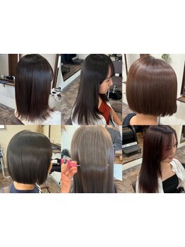 サラ艶美髪☆ナチュラルで柔らかな質感の愛されストレートヘアに【縮毛矯正/デジタルパーマ/宇都宮美容室】