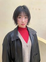 スニュウ(snuw)&nbsp;【snuw mina】ボブレイヤー/シャギバング/透明感カラー/伏見