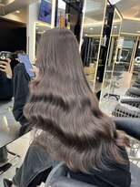 ラピス 渋谷本店(Lapis) グレージュカラー/ブリーチなし/ダブルカラー/髪質改善