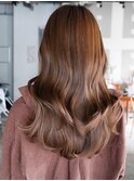 ☆レイヤーカット毛先ワンカールくせ毛風カール薄めバングデジパ