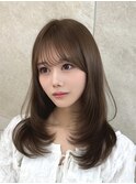 イメチェン　美髪　レイヤーカット　韓国ヘア