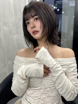 ラベル 渋谷(LAVEL) ２０代３０代お洒落☆レイヤーボブレイヤーカット髪質改善