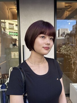 ベンジー 薬院大通店(benji) 丸みのあるショートスタイル