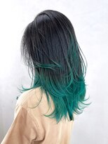 アルバム 銀座(ALBUM GINZA)&nbsp;ロング顔周りレイヤー韓国ヘアフェイスフレーミング_ba399531