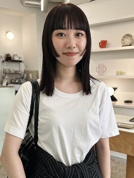 ユー(yew) ミディアムレイヤーカット/ウルフレイヤーカット/顔まわりカット