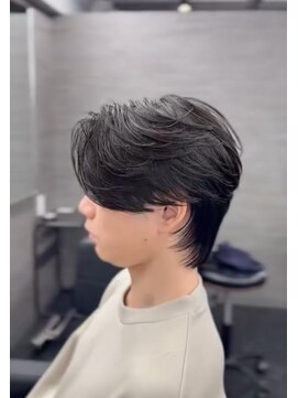 イリ(iLi) 【iLi×MIRAI】メンズウルフ/センターパート