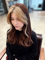 ルナバイルヴェール(LUNA by LeVert)&nbsp;ショコラブラウン×顔まわりブリーチ◎