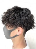 調布メンズパーマツイストスパイラルパーマ波巻きパーマツイスパ