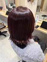 リム(LIM) ブリーチなしで作るチェリーレッドカラー/質感再整カラー
