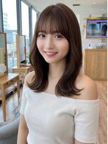 ランド(RaND)&nbsp;顔周りカット/似合わせカット/レイヤーカット/前髪長め/韓国ヘア