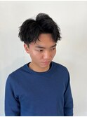 【短髪男子】短髪フェザーパーマ