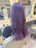 テトラ バイ ネオリーブ 横浜西口店(tetra by neolive)&nbsp;透明感たっぷり濃いめラベンダーカラー＊*【横浜】