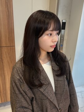 ガリカ 博多(Gallica) <ゲスト>ロングレイヤーに黒髪カラー