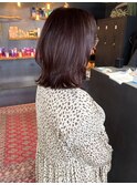 【札幌円山】チェリーレッド/イルミナカラー/レイヤースタイル