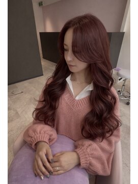 ユウキカガヤキ(YUUKI KAGAYAKI) 姫路 レイヤーカット ロング 姫路 縮毛矯正 縮毛矯正 自然