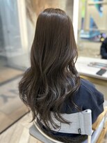 ニューヨークニューヨーク なんば道頓堀店(NYNY)&nbsp;【韓国ヘア】ロングレイヤー：オリーブベージュ