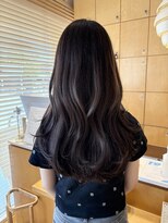オーガニックエコ 川越(organic+eco)&nbsp;20代30代夏ゆるふわロング/イルミナカラーブラウン/髪質改善