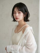 アールイーノウン 阿倍野区昭和町店(re; nown)&nbsp;ナチュラルボブ×大人ショートボブ×前髪あり 20代30代40代50代