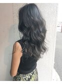 【Marl】ダークグレージュの外国人風ロング♪