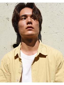 ユノ(juno) ナチュラルニュアンスパーマ <ワイルドアップバング スタイル>