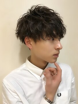 バイフィフス 原宿/表参道(by fifth) 波巻きツイストスパイラルパーマツーブロック刈り上げ