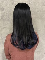 ブロッサム 上福岡店(Blossom) インナーカラー ブルー[上福岡]