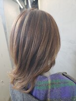 ラフランクリー(la frankly)&nbsp;20代30代/大人かわいい/バングカラー/髪質改善