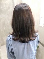 ソイルバイロミー(soil by ROMMY) 【髪質改善】でまとまる切りっぱなしミディアム/横浜髪質改善