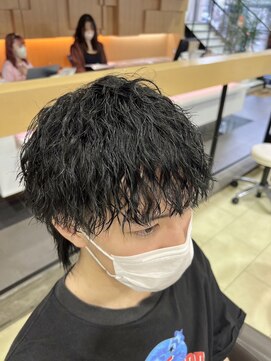 ゼスト 吉祥寺店(ZEST) ウルフパーマ ツイストスパイラル 島田優斗