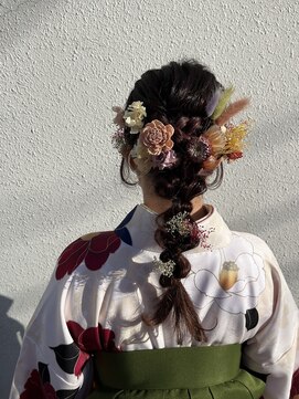 ドット ヘアー ジェム(dot.hair gem) 袴 卒業式 ヘアアレンジ