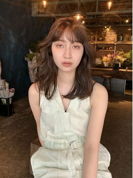 チクロヘアー(Ticro hair)の写真/【カット+デザインカラー+4stepsトリートメント ¥17400】福岡のお洒落女子が集まるトレンドサロン＊Ticro＊