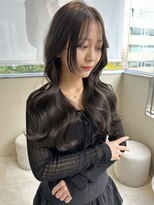 リリー(Lilley)&nbsp;松岡宏海スタイル/天神韓国風/チョコレート/姫カット/前髪/当日