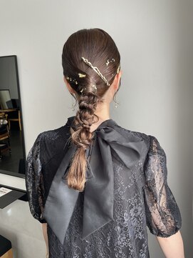 ロットアニバース(lott annibirth) 【髪質改善】タイト×編みおろしアレンジ@SARASA