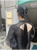 【嶋崎お客様スタイル】モードなタイトヘアアレンジ
